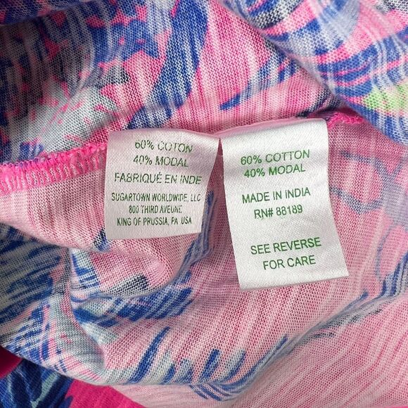 Lilli Pulitzer Surfcrest Dress Size XXS in Tiki Pink Out On A Limb Retail $98 - Picture 8 of 9